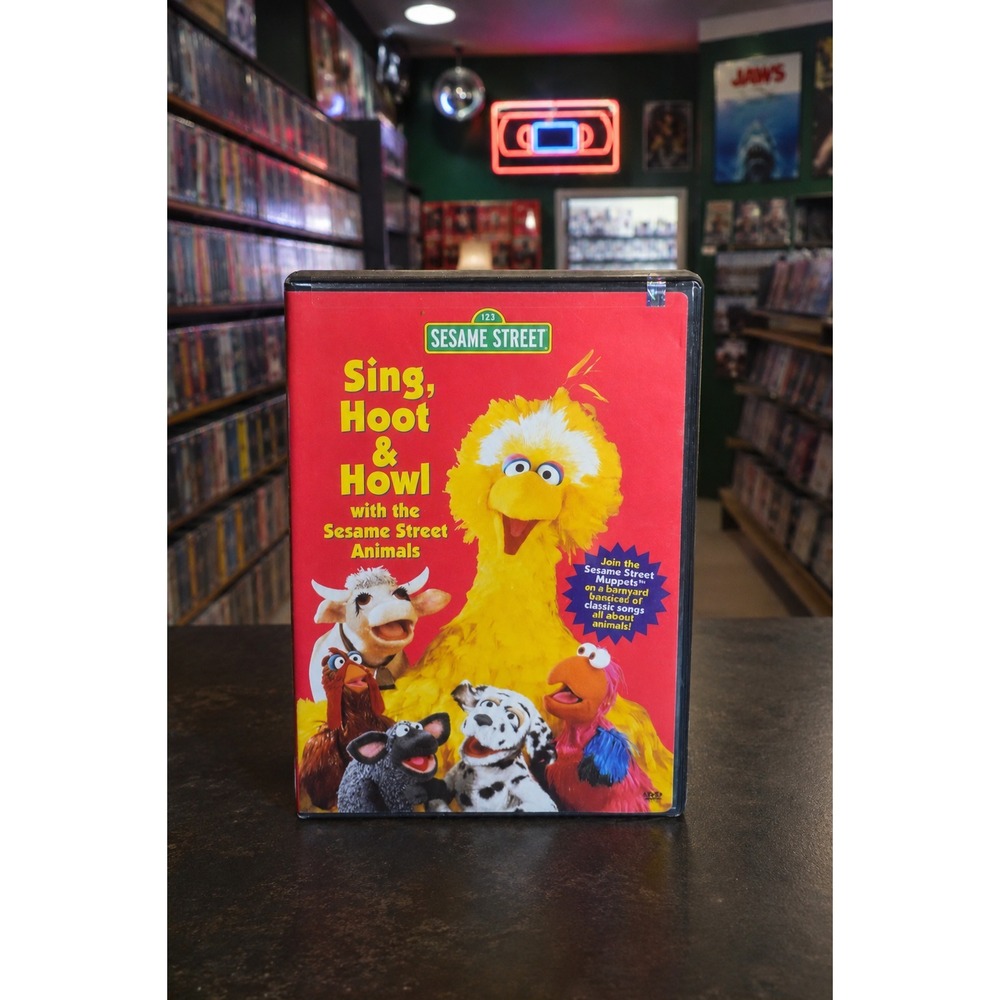 2004 Sesame Street Sing, Hoot & Howl with Animals Muppets DVD, TESTED‎